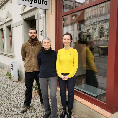 CityBro Team & Auenansicht