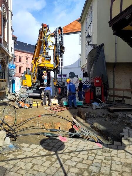 Bild vergrößern: Brcke Mhlgraben Bohrgert