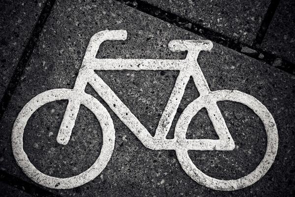 Bild vergrößern: Fahrradsymbol auf Strae
