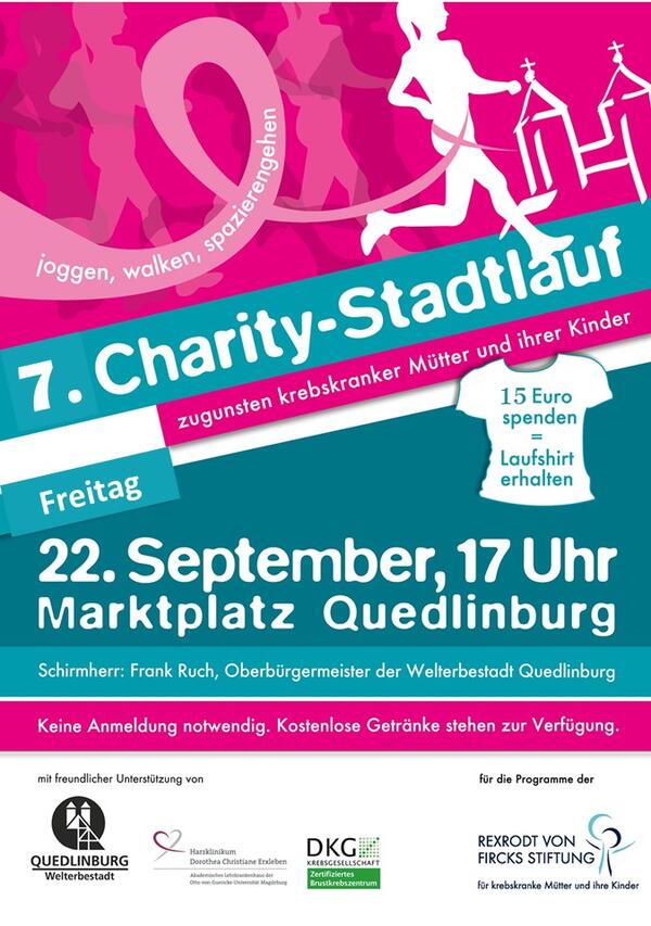 Bild vergrößern: Stadtlauf zugunsten krebskranker Mtter und ihrer Kinder