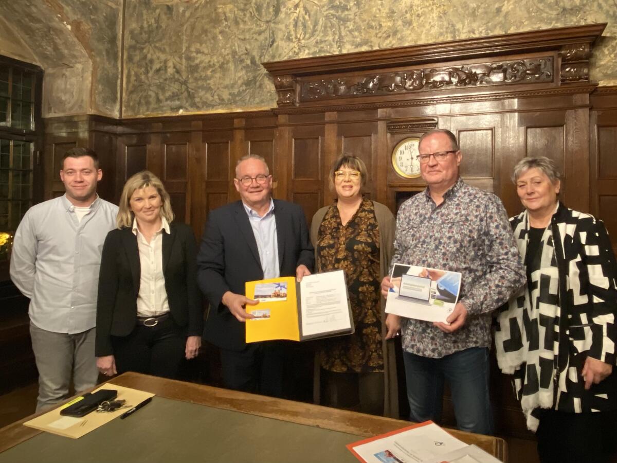 Unterzeichnung Vereinbarung Quedlinburg Geschenkgutschein