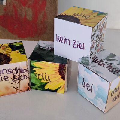 Ausstellungsstücke Rezeptstein eines Zauberers