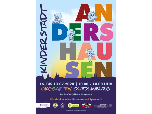 Bild vergrößern: Plakat Kinderstadt 2024
