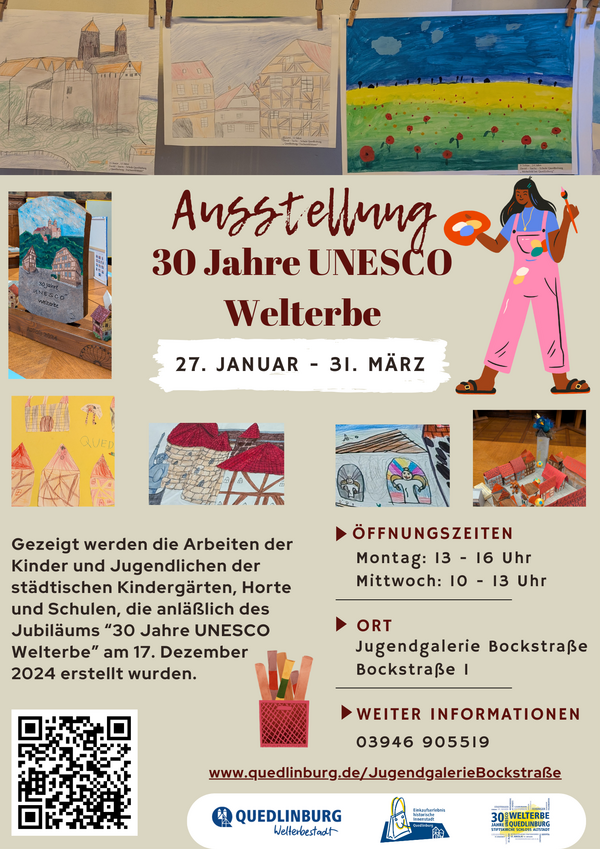 Bild vergrößern: Plakat Ausstellung 30 J Welterbe