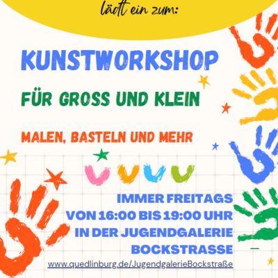 Club Sonnenblume Kunstwerkstatt jeden Freitag