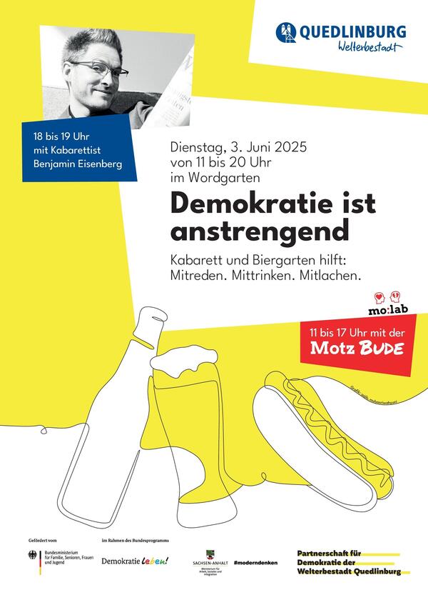 Bild vergrößern: Biergarten der Demokratie