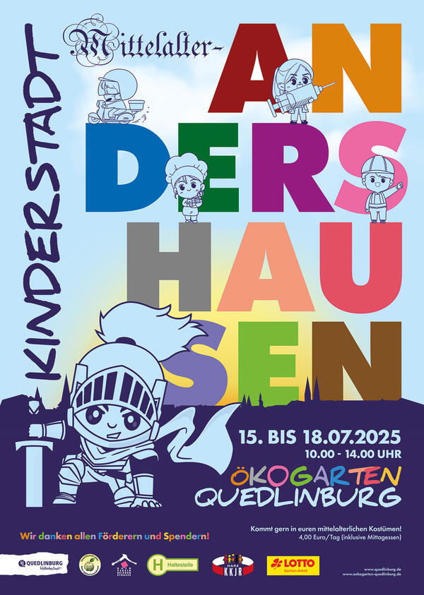 Bild vergrößern: Kinderstadt Andershausen Plakat 2025