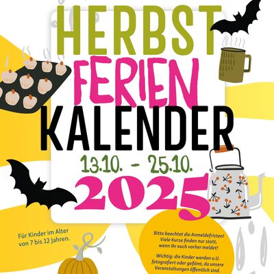 Herbstferienkalender 2025 Plakat