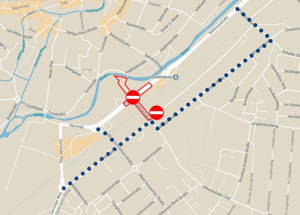 Bild vergrößern: Erweiterung des Baufeldes Harzweg-Stresemannstrae