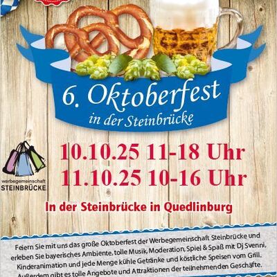 Plakat_Oktoberfest in der Steinbrücke