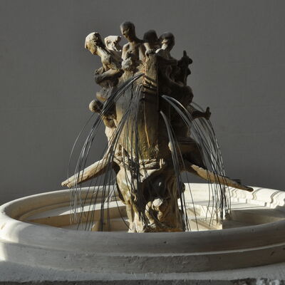 3D-Modell des Brunnens von 1990 nach Prof. Wolfgang Dreysse