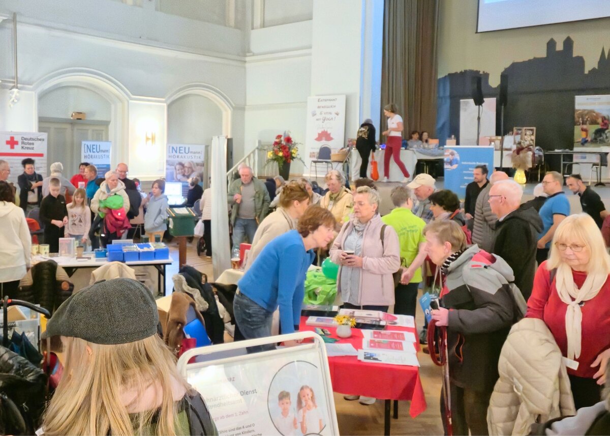 Die diesjährige Gesundheitsmesse konnte erneut eine hohe Besucherresonanz verzeichnen.