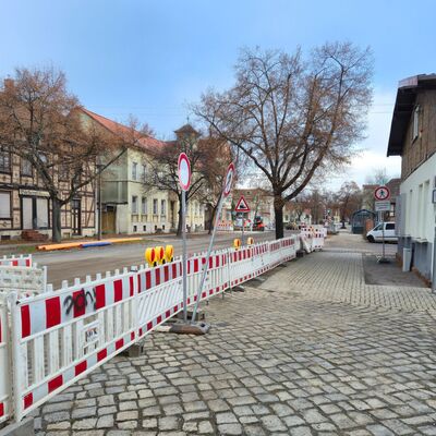Bauarbeiten Stresemannstraße-An der Walze