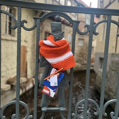 Bild vergr&ouml;&szlig;ern: Orange Day Schal (2)