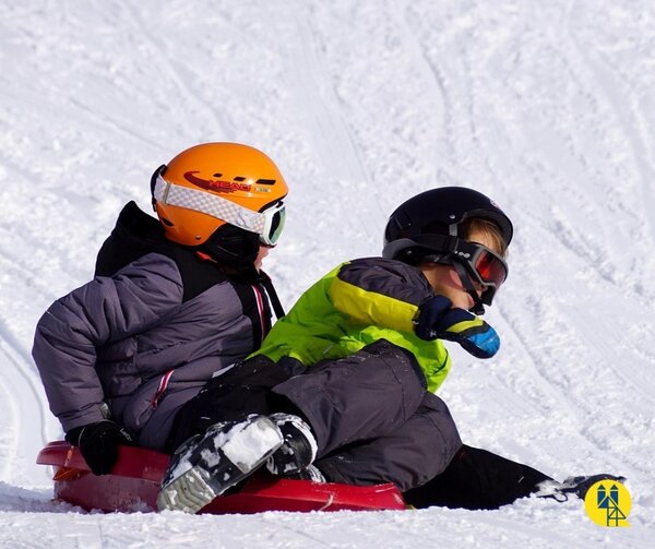 Bild vergr&ouml;&szlig;ern: Kinder rodeln