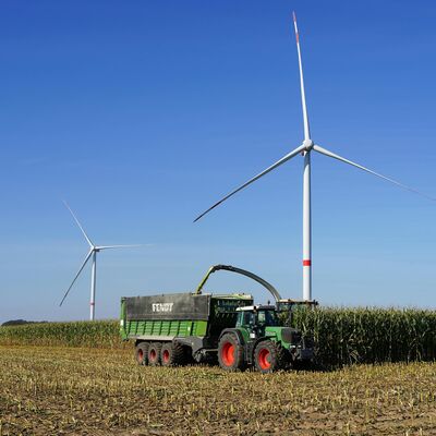 Erntefahrzeuge Windenergie