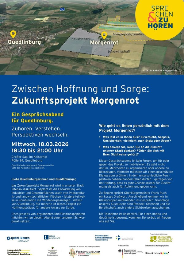 Bild vergr&ouml;&szlig;ern: Gespr�chsabend Zukunftsprojekt Morgenrot