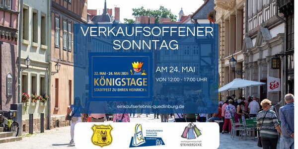 Bild vergr&ouml;&szlig;ern: Verkaufsoffener Sonntag zu den K&ouml;nigstagen