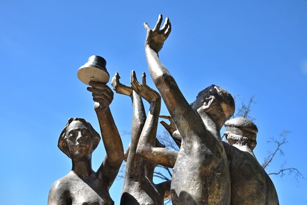 Bild vergr&ouml;&szlig;ern: Denkmal Brunnen Friedliche Revolution 1989 - 1990 Deutsche Einheit