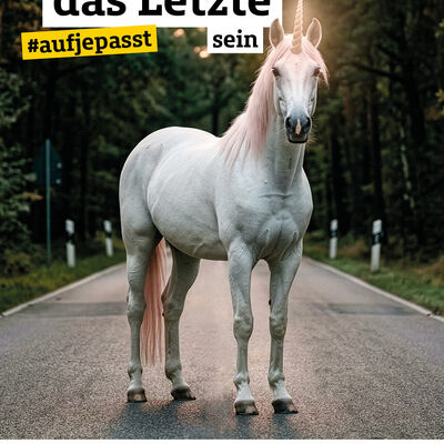 Plakatwerbung aufjepasst