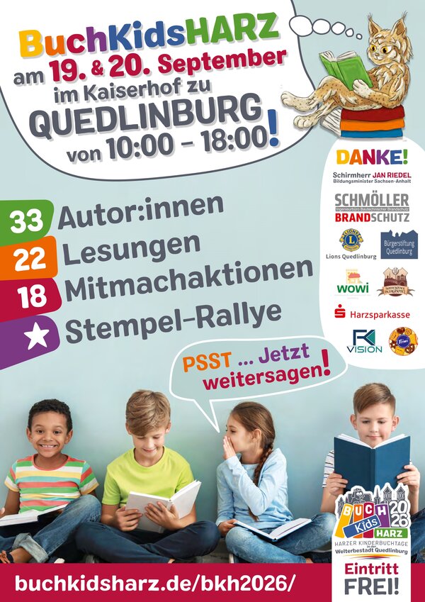 Bild vergr&ouml;&szlig;ern: Harzer Kinderbuchtage
