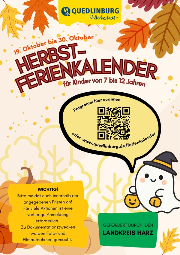 Bild vergr&ouml;&szlig;ern: Herbstferienkalender 2026