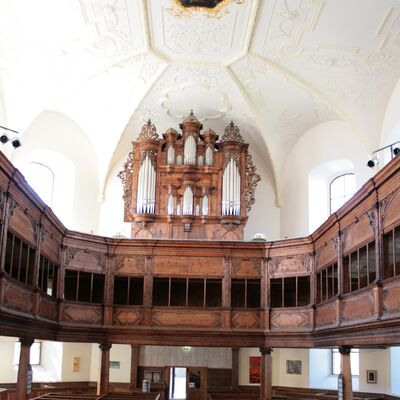 Blasiikirche Innenraum Blick nach Westen
